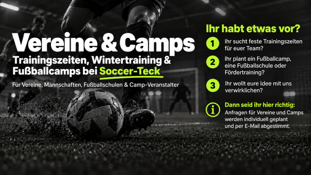 Informationen für Fussballvereine Vereine und Fussballcamps